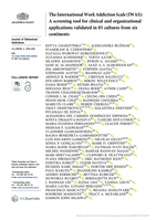 The international work addiction scale (IWAS) : A screening tool for clinical and organizational applications validated in 85 cultures from six continents