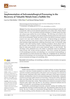 Implementation of solvometallurgical processing in the recovery of valuable metals from a sulfide ore