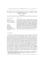 The Impact of the fourth industrial revolution on Southern African higher education