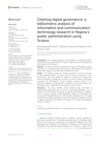 Charting digital governance: a bibliometric analysis of information and communication technology research in Nigeria's public administration using Scopus