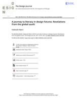A journey to literacy in design futures: Revelations from the global south