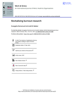 Revitalising burnout research
