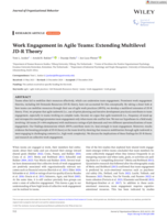 Work engagement in agile teams: Extending multilevel JD-R theory