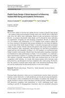 Playful study design: A novel approach to enhancing student well-being and academic performance