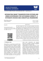 Integrating smart transportation systems and urban governance for sustainable mobility : a systematic review and conceptual framework