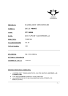 ZULU PROSE