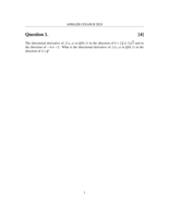 Multivariable calculus