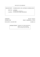 DYNAMICAL SYSTEMS A