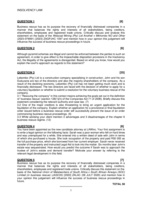 INSOLVENCY LAW