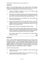 INTRODUCTORY LABOUR LAW