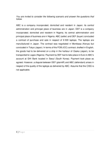 International commercial Law B