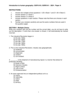 Introduction to human geography