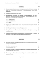 Food Science and Technology