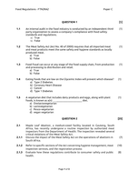 Food Regulations