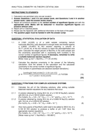 ANALYTICAL CHEMISTRY 1B (THEORY)