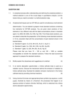 Atomic spectroscopy