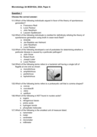 Microbiology 2A