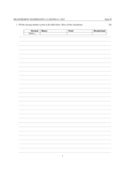 MEASUREMENT MATHEMATICS 1A