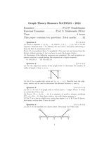 Graph Theory Honours
