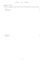 Sequences, series and vector calculus
