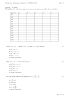 Introductory Mathematical Analysis A