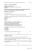 Geography for Further Education and Training
