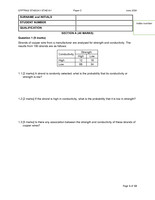 Engineering statistics 1A 