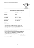 Physical Science for FET