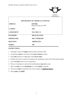 PHYSICAL SCIENCE FOR FET