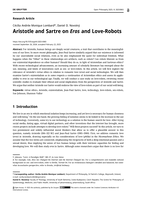 Aristotle and Sartre on eros and love-robots