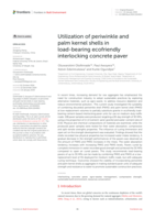 Utilization of periwinkle and palm kernel shells in load-bearing ecofriendly interlocking concrete paver