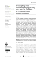 Investigating crisis resilience pedagogy during the COVID-19 pandemic in grade 10 business studies classrooms
