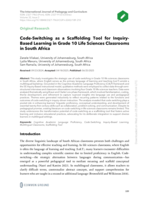 Code-switching as a scaffolding tool for inquiry-based learning in grade 10 life sciences classrooms in South Africa