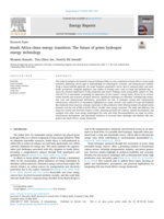 South Africa clean energy transition : The future of green hydrogen energy technology