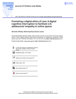 Promoting a digital ethics of care: A digital cognitive interruption to facilitate U.K. adolescents' empathy in online spaces