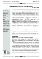 Drama for learning in the classroom