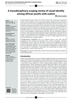 A transdisciplinary scoping review of social identity among African youths with autism