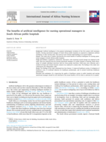The benefits of artificial intelligence for nursing operational managers in South African public hospitals