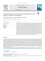 A hybrid framework of deep learning and traditional time series models for exchange rate prediction