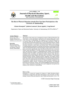 The role of physical education towards first year sport participation at the university of Johannesburg 