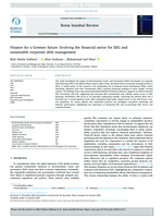 Finance for a greener future: Evolving the financial sector for ESG and sustainable corporate debt management