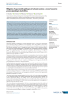 Mitigation of opportunistic pathogens in hot water systems: a review focused on premise plumbing in South Africa