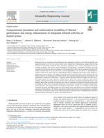 Computational simulation and mathematical modelling of thermal performance and energy enhancement of integrated infrared with hot air heated system