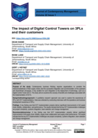 The impact of digital control towers on 3PLs and their customers