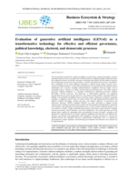 Evaluation of generative artificial intelligence (GENAI) as a transformative technology for effective and efficient governance, political knowledge, electoral, and democratic processes