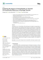 Exploring the impact of virtual reality on tourists’ pro-sustainable behaviors in heritage tourism