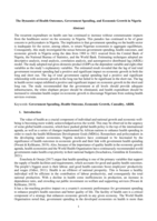The dynamics of health outcomes, government spending, and economic growth in Nigeria