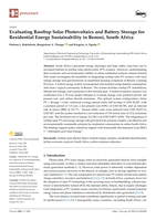 Evaluating rooftop solar photovoltaics and battery storage for residential energy sustainability in Benoni, South Africa