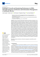 Guiding IT growth and sustaining performance in SMEs through enterprise architecture and information management : A systematic review