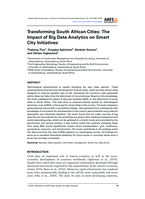 Transforming South African cities : The impact of big data analytics on smart city initiatives